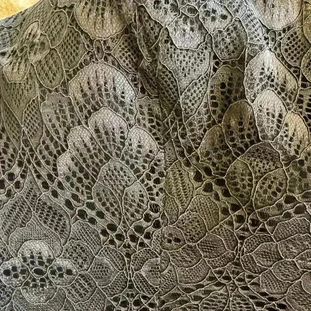 Black Maxi Flare Halter Dress Lace Bodice Size S - Picture 13 of 16